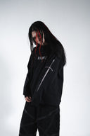 Sword print long-sleeve T-shirt