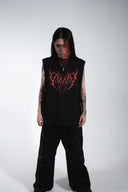 Tribal logo oversized sleeveless
