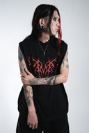 Tribal logo oversized sleeveless