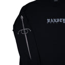 Sword print long-sleeve T-shirt