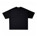 Leather logo patched T-shirt